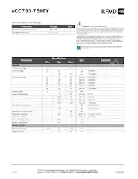 VCO793-750TY Datasheet Page 2