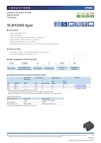 VLB12065HT-R20M數據表 封面