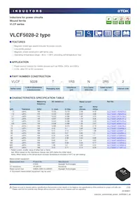 VLCF5028T-221MR22-2數據表 封面