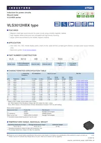 VLS3012HBX-1R5M Datasheet Copertura