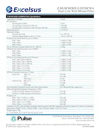Z-D250CWA數據表 頁面 2