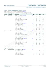 74HCT4053N Datasheet Page 14