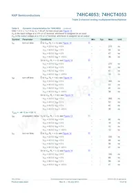 74HCT4053N數據表 頁面 15