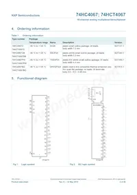 74HCT4067BQ Datasheet Page 3