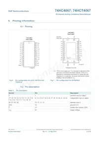 74HCT4067BQ Datasheet Page 6