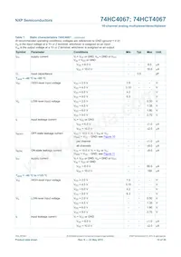 74HCT4067BQ Datasheet Page 11