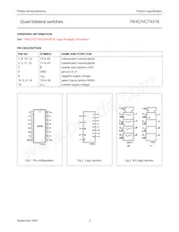 74HCT4316N Datasheet Page 3