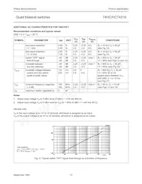74HCT4316N Datasheet Page 12