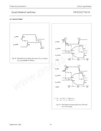 74HCT4316N Datasheet Page 14