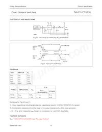 74HCT4316N Datasheet Page 15