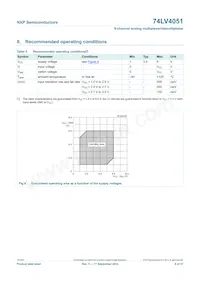 74LV4051N 데이터 시트 페이지 6