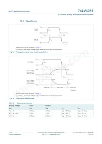 74LV4051N Datasheet Page 13