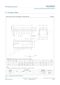 74LV4051N Datasheet Page 19