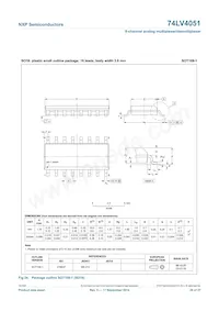 74LV4051N Datasheet Page 20