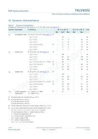 74LV4052N Datasheet Page 11