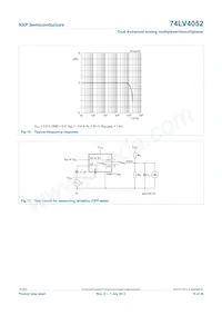 74LV4052N Datasheet Pagina 15