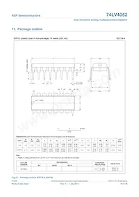 74LV4052N Datasheet Pagina 19