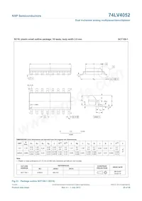 74LV4052N Datasheet Page 20