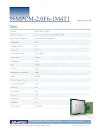 96MPCM-2.0F6-1M4T Datasheet Copertura