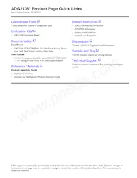 ADG2108BCPZ-R2 Datasheet Pagina 2