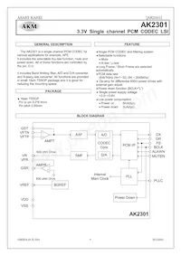 AK2301 Datasheet Cover