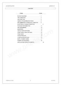 AK2301 Datasheet Page 2