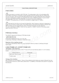 AK2301 Datasheet Pagina 13