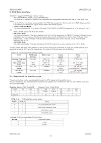 AK2307LV Datasheet Page 10