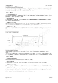 AK2307LV Datasheet Page 12