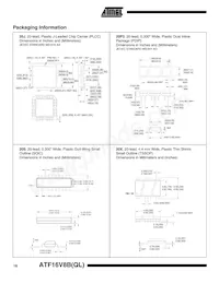 ATF16V8BQL-15XI Datasheet Page 18