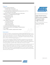 ATF16V8C-7XU Datasheet Cover