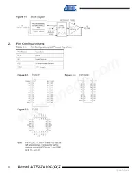 ATF22V10CQZ-20PI Datasheet Page 2
