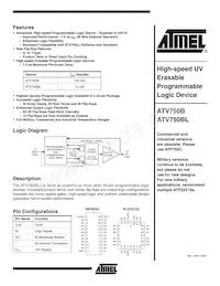 ATV750BL-15LM/883 Datenblatt Cover