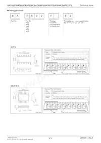 BA7607F-E2 Datasheet Page 9