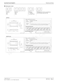 BA7657F-E2 Datasheet Page 16