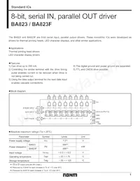 BA823 Datasheet Cover