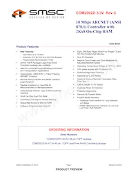 COM20022I3V-HT Datasheet Cover