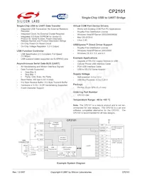 CP2101-GMR Datasheet Cover