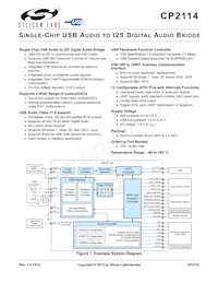 CP2114-B01-GMR Datasheet Cover