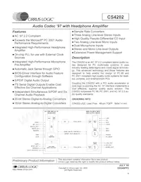 CS4202-JQZR Datasheet Cover