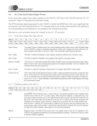 CS4205-KQZR Datasheet Page 20