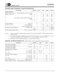 CS4228A-KSZR Datasheet Page 7