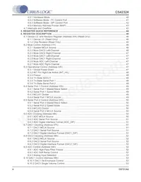 CS42324-CQZ Datasheet Page 4