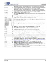 CS42324-CQZ Datasheet Page 9