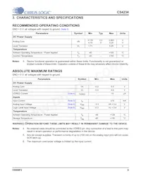 CS4234-ENZR Datasheet Page 9