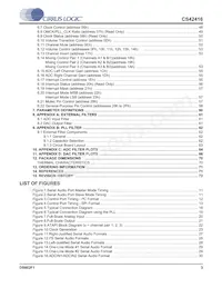 CS42416-CQZR數據表 頁面 3