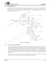 CS42416-CQZR Datasheet Page 23