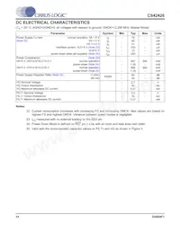 CS42426-DQZ/C1 Datasheet Page 14
