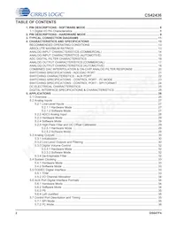 CS42436-DMZR Datasheet Pagina 2