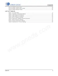 CS42436-DMZR數據表 頁面 5